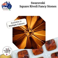 Swarovski 4650 - Square Rivoli Octagon Fancy Stone - 14mm. 2 pieces per pack