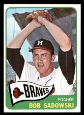 1965 Topps Baseball #156 Bob Sadowski NM/MT *g1