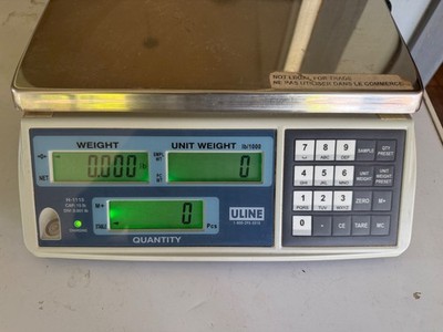 Uline H-1115 Industrial Digital Counting/Weighing Scale 15 lbs x .001 lb