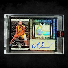 2021-22 PANINI OBSIDIAN ISAIAH JACKSON ROOKIE AUTO NIKE LOGO MOJO 1/1 #234