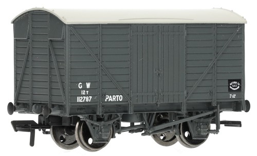 37-725A Bachmann Spur O 12T belüfteter Van 112787 GWR grau (gebraucht) | Zustand: New