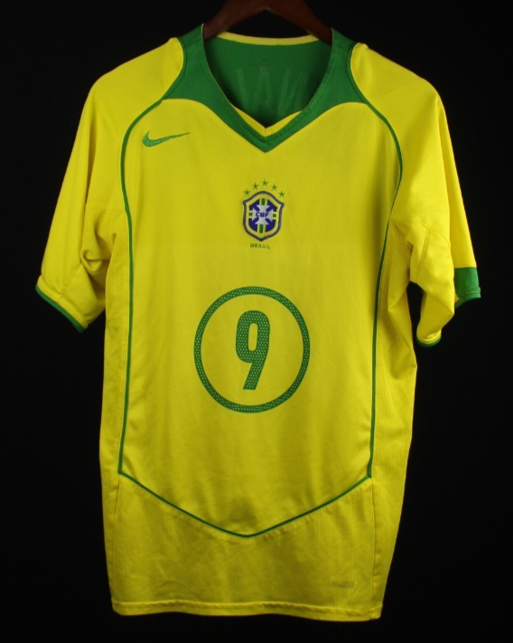 Brasil Jersey 2004 Medium #9 RONALDO Nike Authenitc | eBay