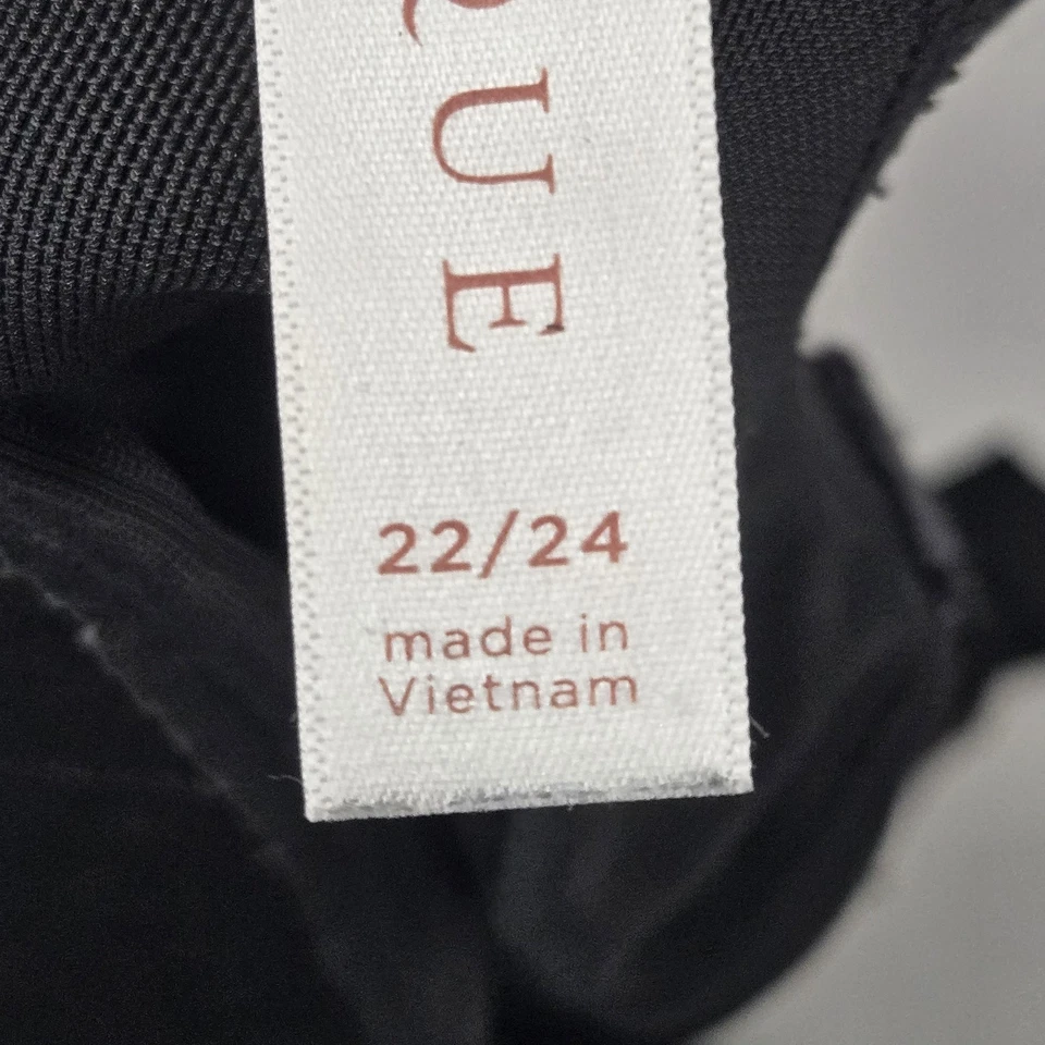 Sujetador Cacique Mujer 22/24 Negro Bralette Correa Inalámbrica Sin Forro Ajustable Foto 4 de 4