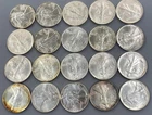 20 1986 US 1ozt .999 Silver Eagle $1  BU w/toning spots tube key date L24967