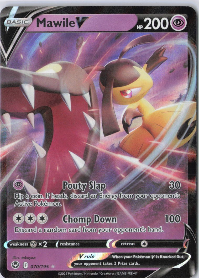 Mawile V Ultra Rare SWSH12: Silver Tempest 070/195 NM