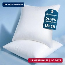 Throw Pillow Inserts Decorative Throw Pillows 18x18 Inch 2 Pack