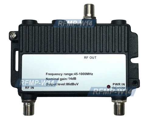 Active Type CATV UHF VHF Antenna Powered Booster 14dB Gain Max 750FT or 230m - Picture 3 of 6