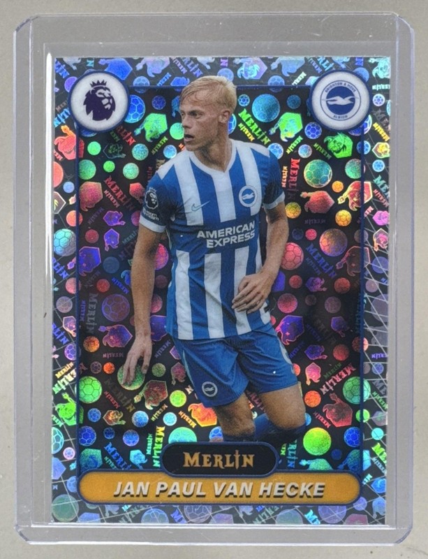 Jan Paul van Hecke 2026 Topps Merlin Premier League #47 Vintage Refractor