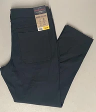 Weatherproof Vintage Mens Hybrid Tech Pants Flex Waist BLUE Active Stretch 32x30