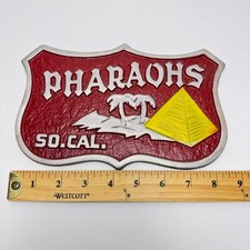 Vintage Pharoahs So Cal Hot Rot Car Club Plaque Very Very Rare Do Not Miss It Vintage Pharoahs So Cal Hot Rot Car Club Plaque Very Very Rare Do Not Miss It