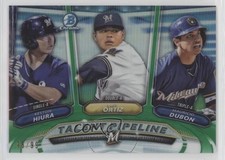 2018 Bowman Talent Pipeline Green Refractor 96/99 Mauricio Dubon Luis Ortiz 0ba9