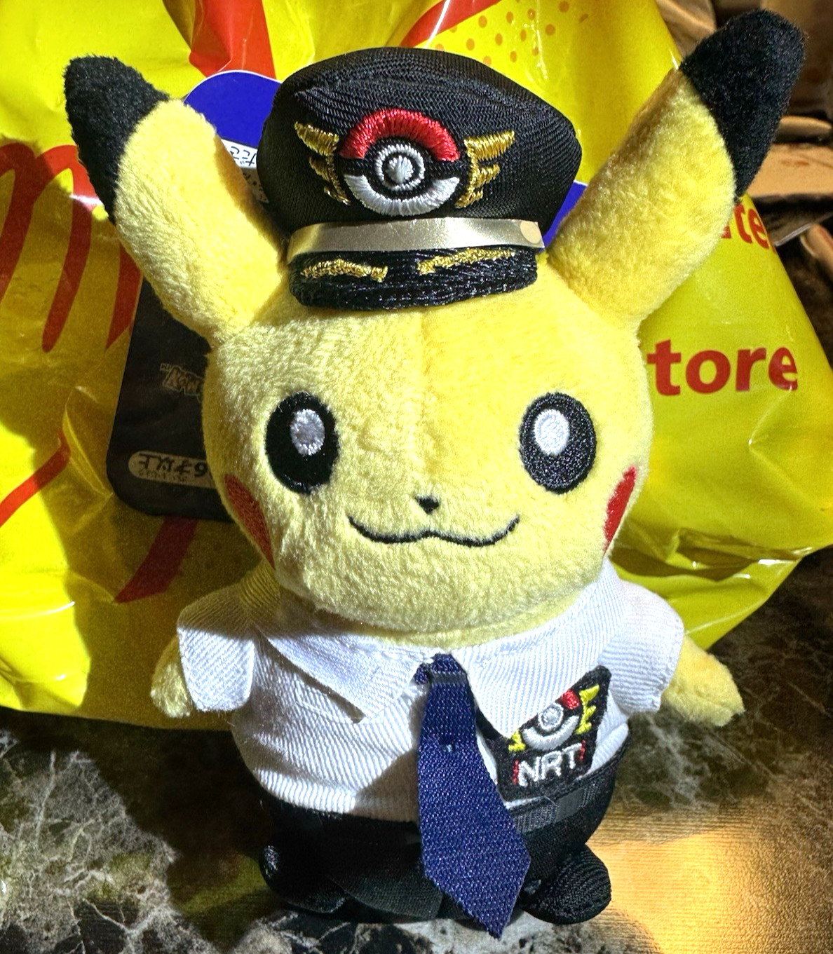 Pokemon Center Pilot Pikachu Narita Airport, Japan Limited Exclusive Plush New