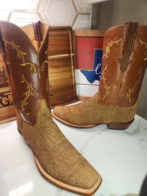 Lucchese Exotic Western Cowboy Boots Mens Size 11ee