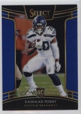 2018 Panini Select Concourse Blue Prizm 14/175 Rashaad Penny #44 p0i