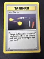 Item Finder 74/102 Rare Base Set Shadowless Pokemon Unlimited LP on eBay