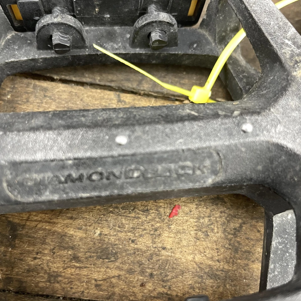 Par de reflectores de plataforma Diamondback para bicicleta BMX aleación de aluminio 9/16" MTB Foto 2 de 4