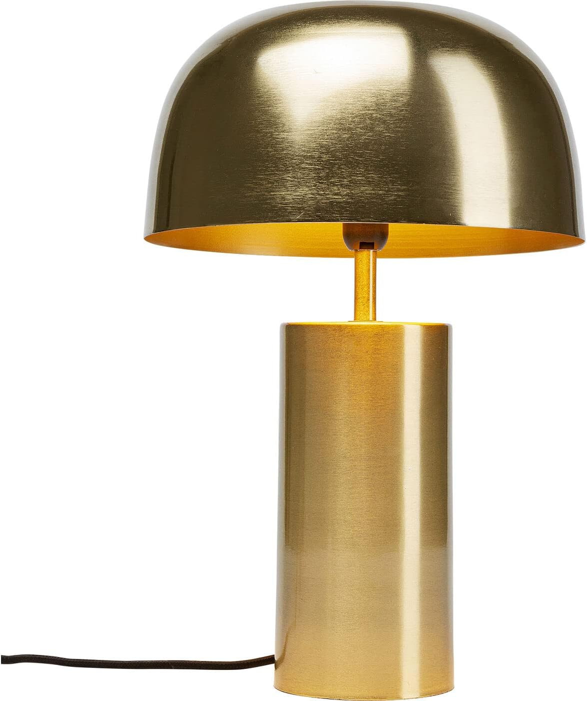 Lampada Tavolo Design Loungy Gold Oro | Elegante Abat Jour Soggiorno