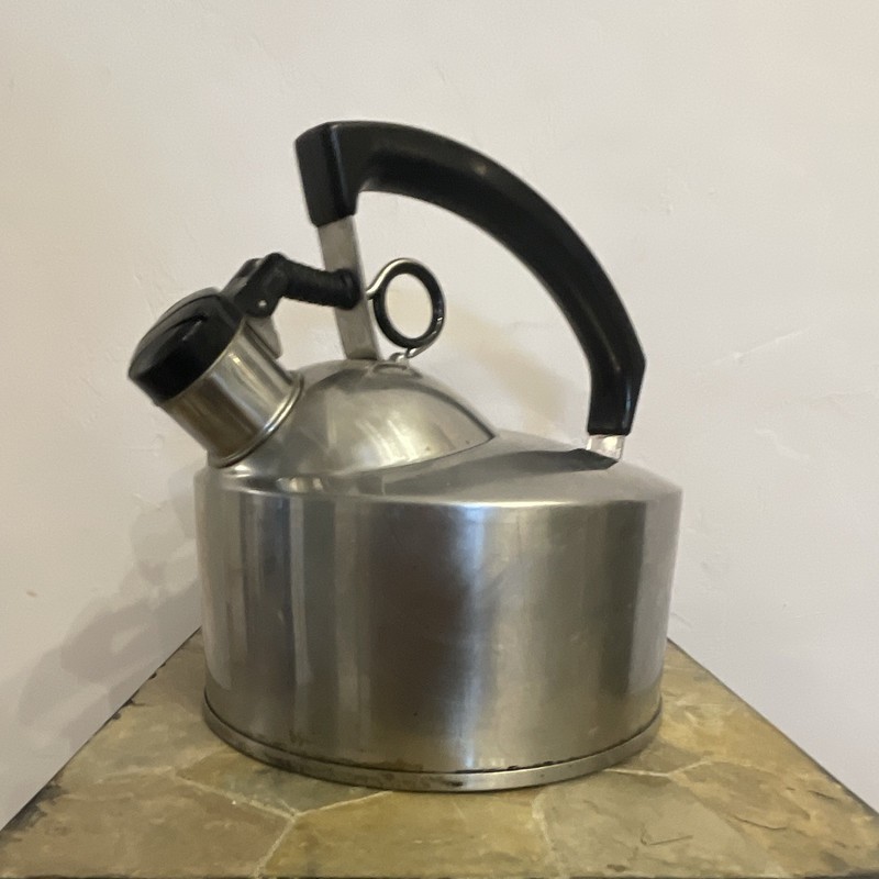 Farberware Stainless Steel Stovetop Tea Coffee Water Kettle Pot w/ Whistle #7030