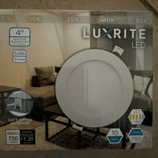 LUXRITE 4 inch recessed led lights LR23756