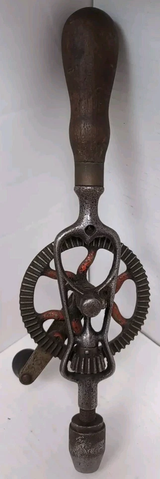 Antiguo Goodell-Pratt Co. de colección Taladro manual batidor de huevos 13 de agosto de 1895 patente Foto 2 de 4