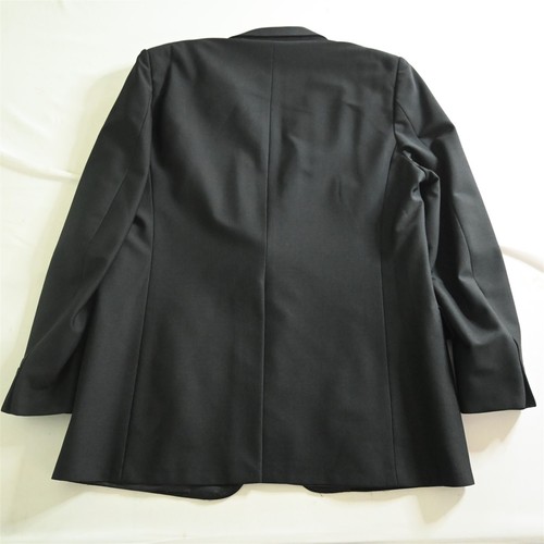 Vtg Mens 48L 38x32 Black Single Button Peak Lapel Bootcut Mens Tux Tuxedo - Picture 7 of 12