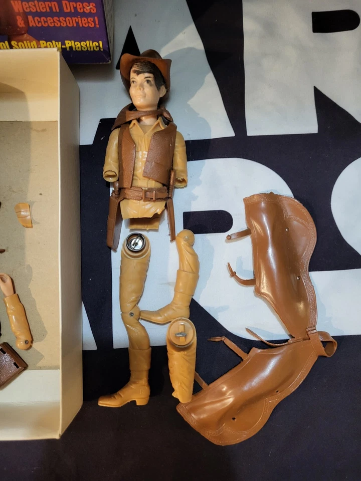 Jamie West Vaquero Escala 12" JOHNNY WEST Marx Años 60 70 De Colección con Caja PIEZAS Foto 3 de 4