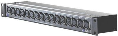 ART P16 16-Channel Rack Mount XLR Balanced Patch Bay for Live, Studio or Install