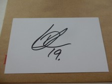 DUANE  HOLMES    - ACTIVE / RETIRED PLAYERS - ALL LEAGUES -AUTOGRAPHED CARD