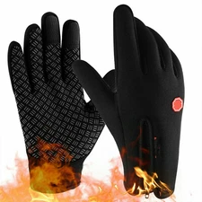 Thermal Winter Gloves Windproof Waterproof Touch Screen Warm Mittens Men Women
