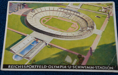 53528 AK Olympic Games Reichssportfeld Olympia Swimming Stadium 1936