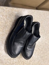 Boys Kenneth Cole black slip-on dress shoes size 12