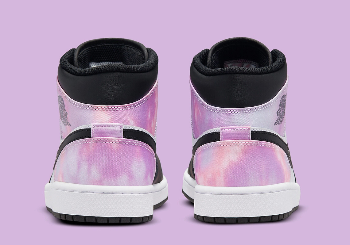 Nike Air Jordan 1 Mid GS Tie Dye Coral White DM6216 001 - SIZE 6Y