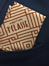 Pochette Foulard Fazzoletto Giacca Uomo Alviero Martini Prima Classe Nuovo 