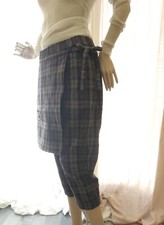 Rare vintage exquisite, chic tie wrap skirt cropped pants set by Whiplë