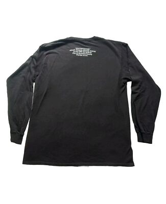 Xpose XXXTentacion RIP Cotton T-Shirt Long Sleeve Crew Neck Black 