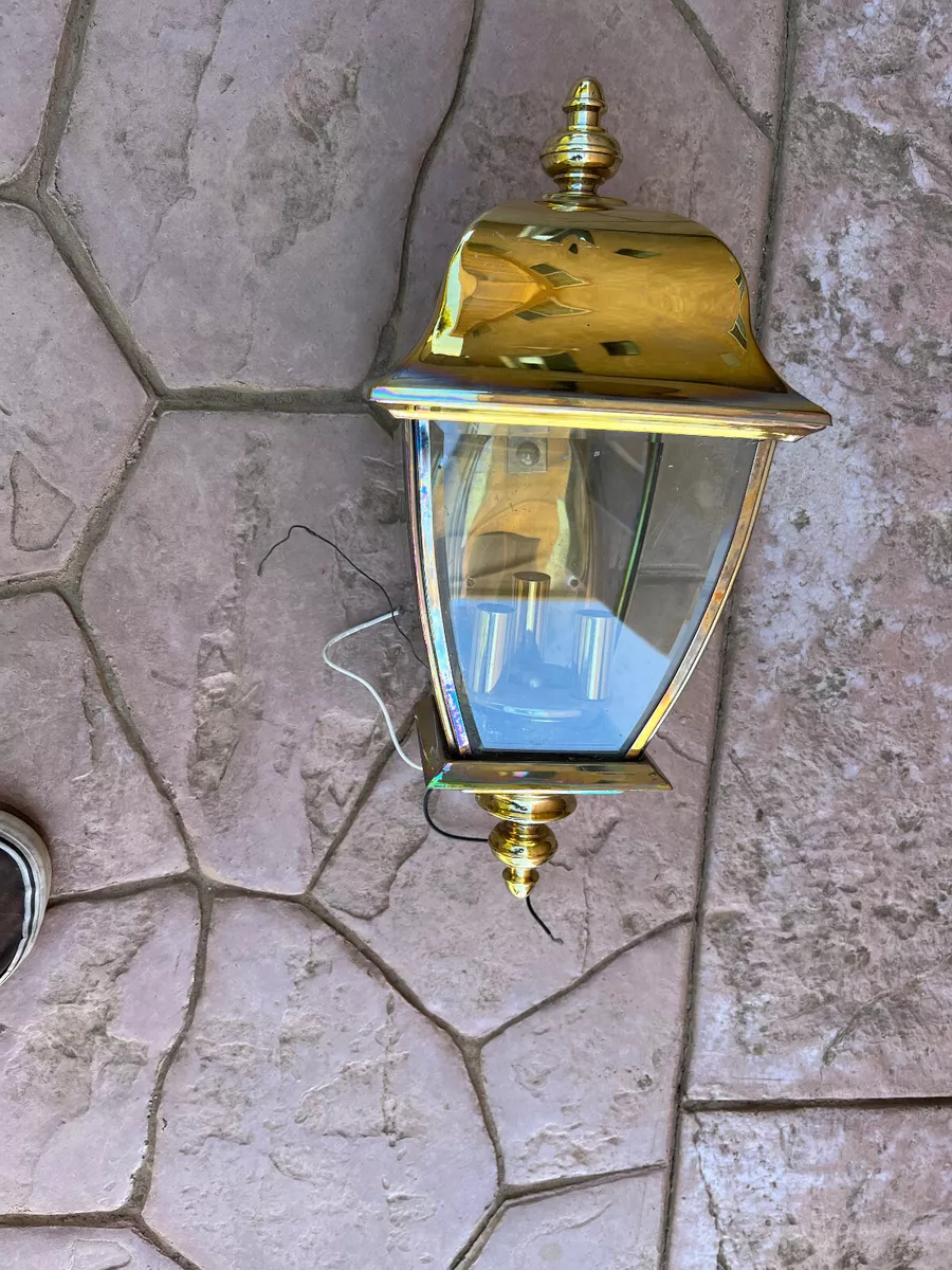 Hampton bay 2024 wall lantern