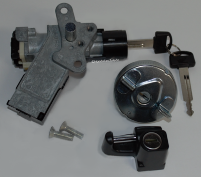 ししし Honda OEM Ignition Key Switch Lock & Screw Set 06-22 NPS50 Ruckus