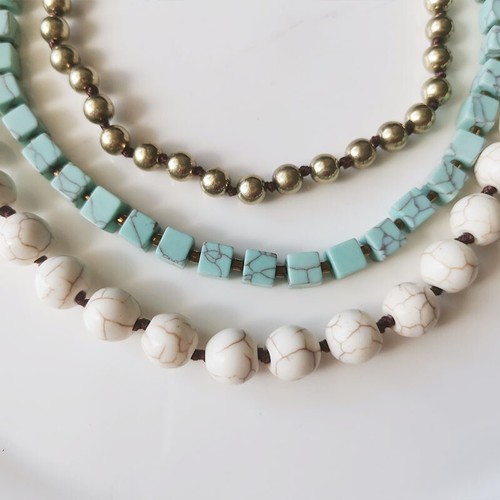 20" Premier Designs Boho Statement Necklace Fashion Women Party Vacation Jewelry - Picture 2 of 3