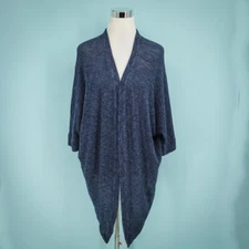 Velvet By Graham & Spencer Size Medium M Knit Drapey Marled Cardigan Sweater 