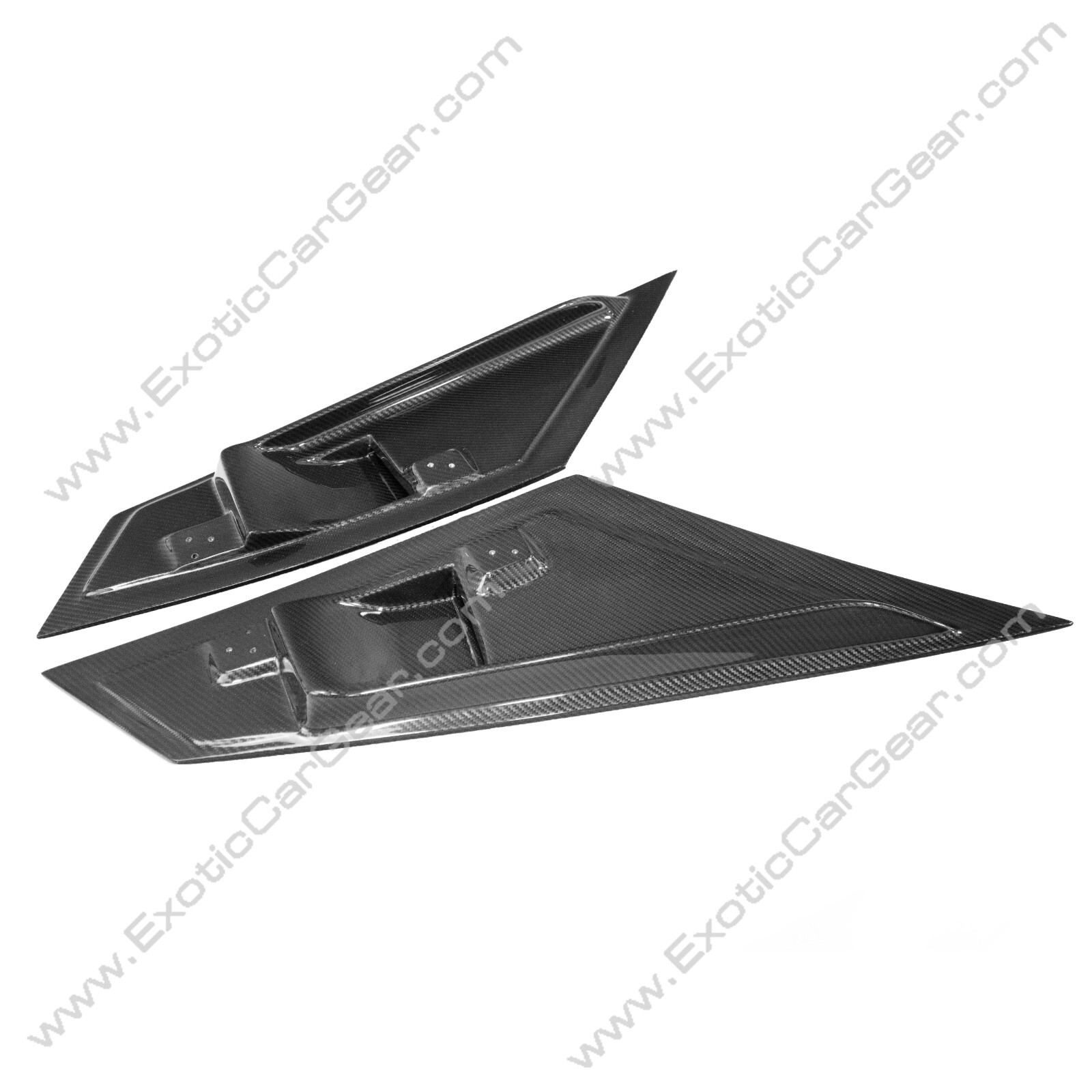 Lamborghini Aventador Carbon Fiber SV Style Large Engine Intake Panels