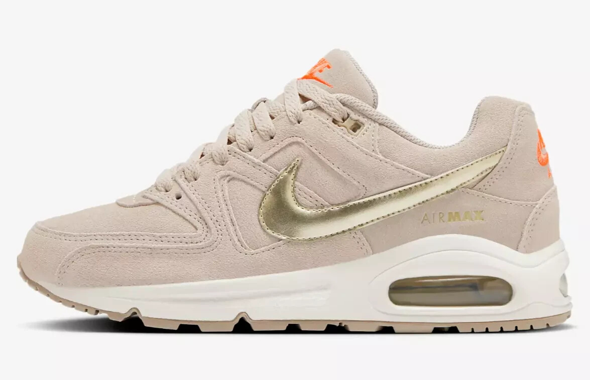 NEW Nike Women's Air Max Command Premium String Metallic Gold