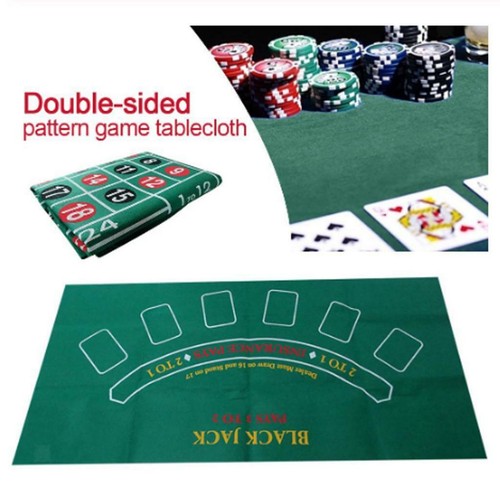 Casino Playing Table Felt Tablecloth Non-woven Layout Craps Mat - Picture 2 of 3