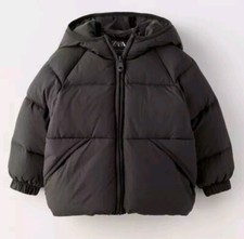Kids ZARA Down/ Feather Puffer Water Repellent Jacket Size 4-5 years