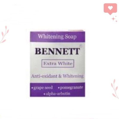 12x Bennett Extra White Soap Skin looks brighter clearly Brighten