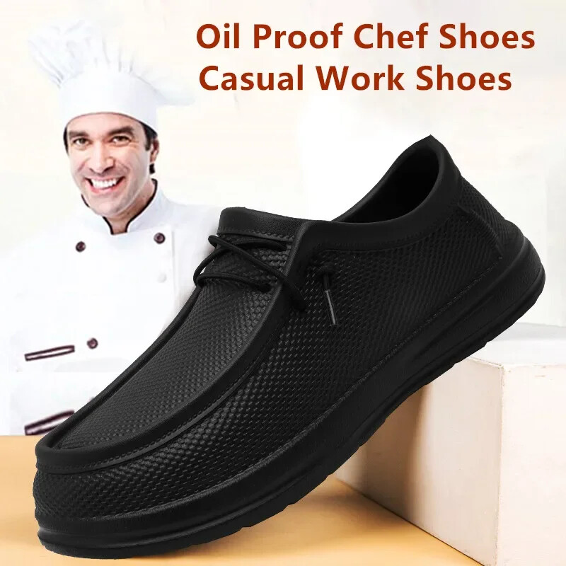 SALOMON Scarpe Uomo Cucina Lavoro Antiscivolo Impermeabili Chef Casual Lavoro Esterno Acqua