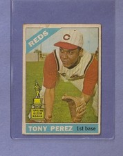 1966 Topps Venezuelan Tony Perez #72 HOF 2nd Year Low-Mid Grade Nice Back