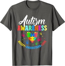 Autism Awareness Accept Understand Love Support Gift Unisex T-Shirt