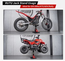 Motorcycle Lift Stand Jack RUTU Dirt Bikes Jack Stand 1400 Lbs Capacity Heavy