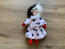 WALT DISNEY COMPANY 101 DALMATIANS CRUELLA DE VIL 10" PLUSH STUFFED DOLL