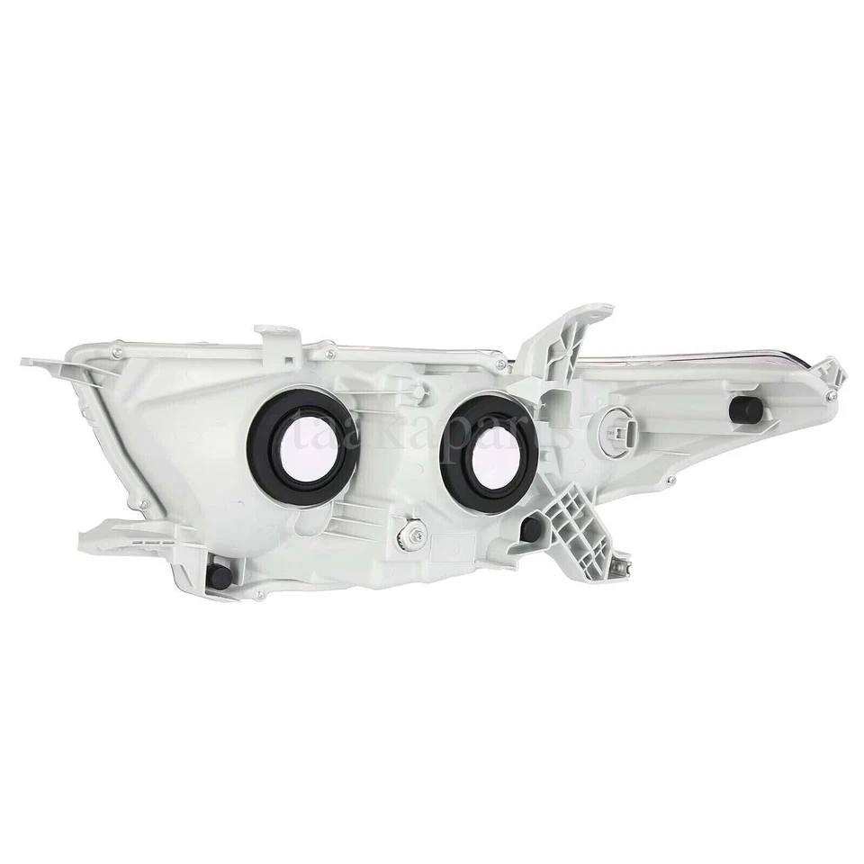 Headlights Pair For Toyota Highlander 2011-2013 Headlamp 11 12 Chrome Left+Right - Image 4 of 4